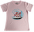 Surfing Electric Monkey Soft Kids Tee Shirt- Pink