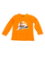 Snowboarding Electric Monkey Soft Kids Long Sleeve Tee Shirt - Orange